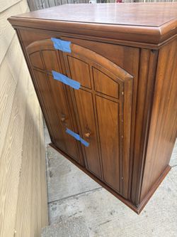 Wood Hutch Or Cabinet 