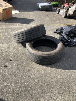 16” Bridgestone 205/55R 16 91h tires (2)