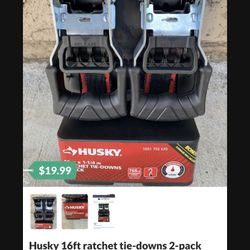 Husky Ratchet Tie Down 2-pack Brand New!!!