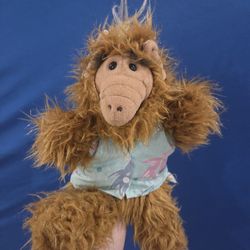Vintage 1988 ALF 10" Plush Hand Puppet Doll