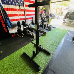 Weight Tree And Olympic Bar Holder 