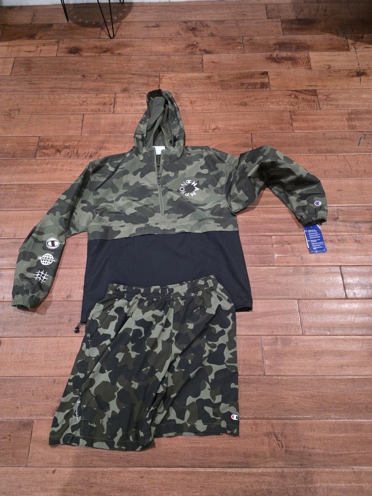 Mens Champions Set L SHORTS M Jacket