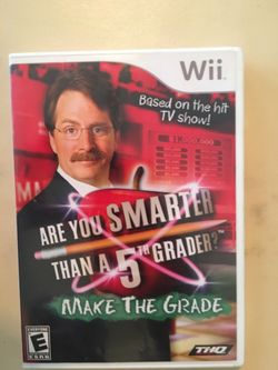 Nintendo Wii are you smarter than a 5th grader