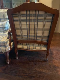 2 matching accent designer chairs. Thomasville.