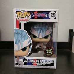 NIB Funko Pop! Vinyl: Bleach - Grimmjow Jeagerjaque (Chase) (Glow) #1820