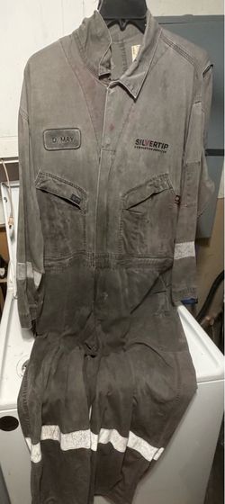 Fr Hi Vis Cat2 Coveralls. 2XL Reg.