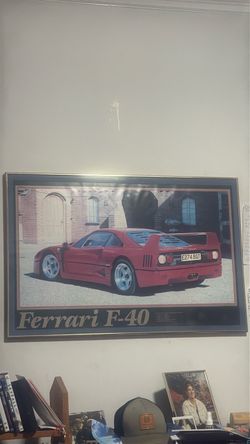 Ferrari F-40 Framed Poster