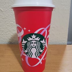 Plastic Starbucks Holiday Christmas Themed Seasonal Cup