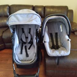 EVENFLO STROLLER AND CAR SEAT 