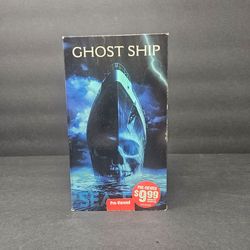 Ghost Ship VHS 2003 Warner Bros Horror Blockbuster Video Ex Rental