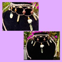 Stone Elephant Handcrafted Choker Necklace 