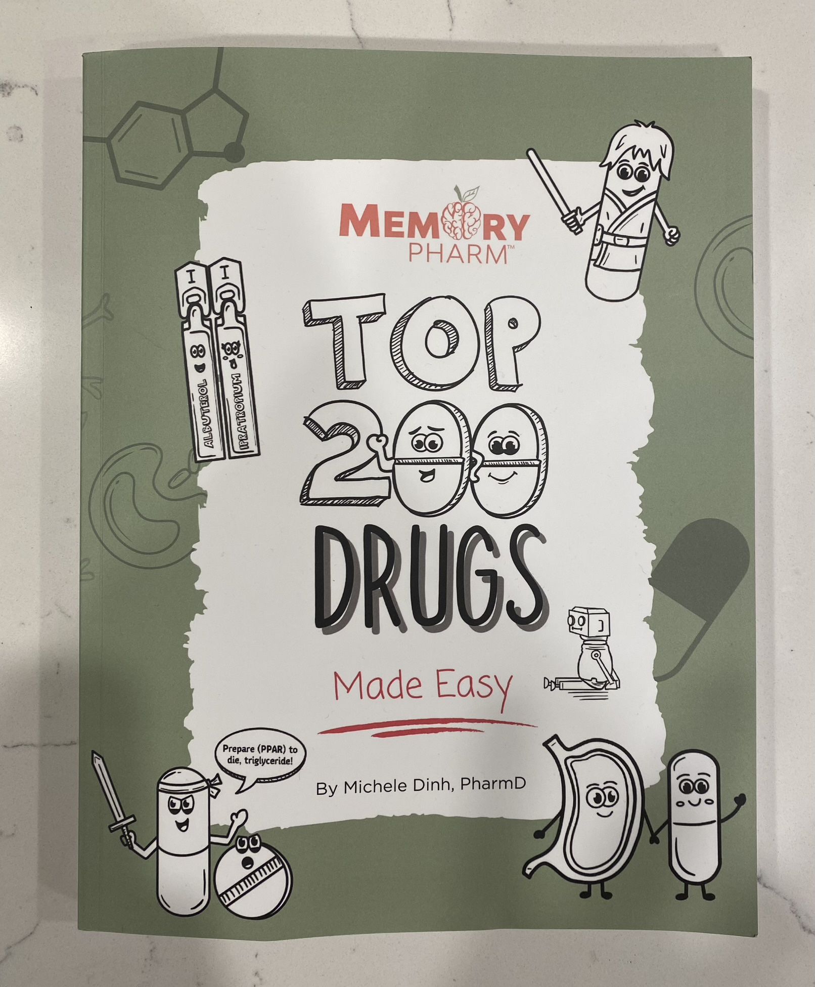 Top 200 Drugs Made Easy: Pharmacology Coloring Book