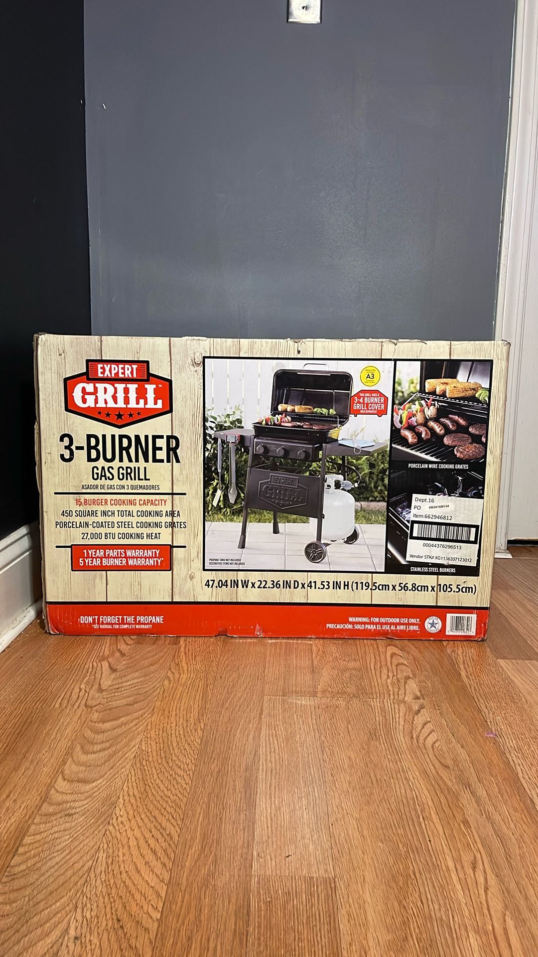 3-Burner Gas Grill