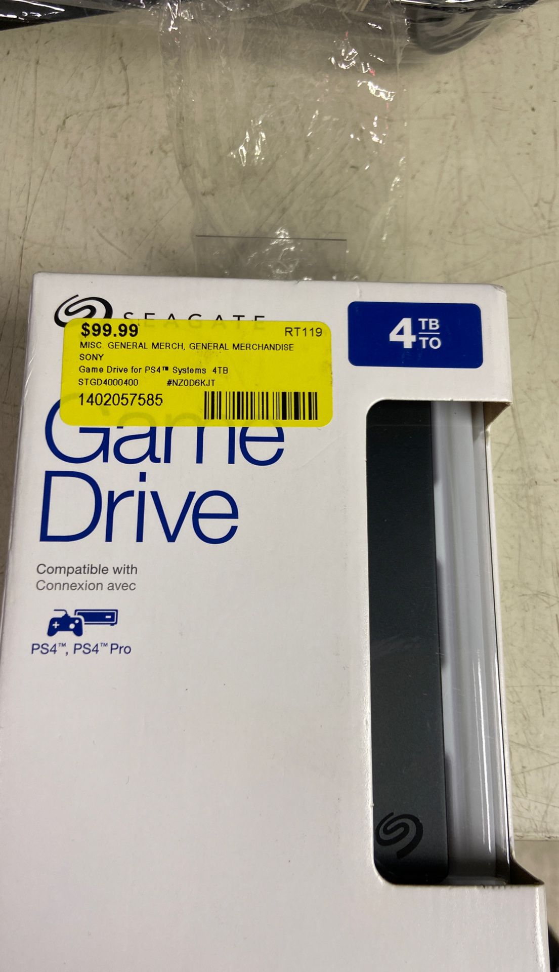 PS4 game drive 4TB