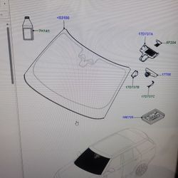 Land Rover Range Rover Windshield Glass