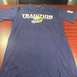 Vintage 2006 Notre Dame Football Tradition Pro Edge  T Shirt Mens SZ Small