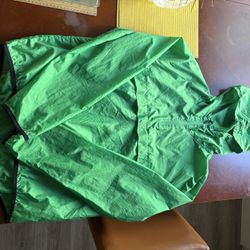 Green Windbreaker 