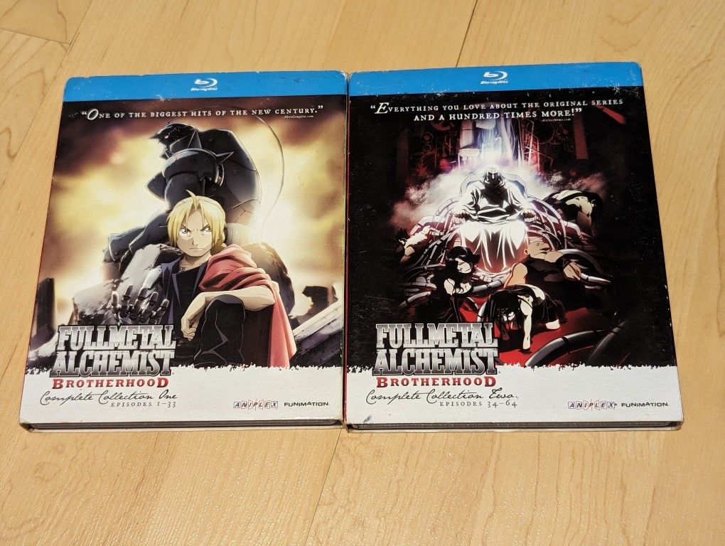 Full Metal Alchemist Brotherhood Blu-ray Complete Collections One & Two
