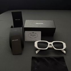 Prada Designer Sunglasses 49mm - White