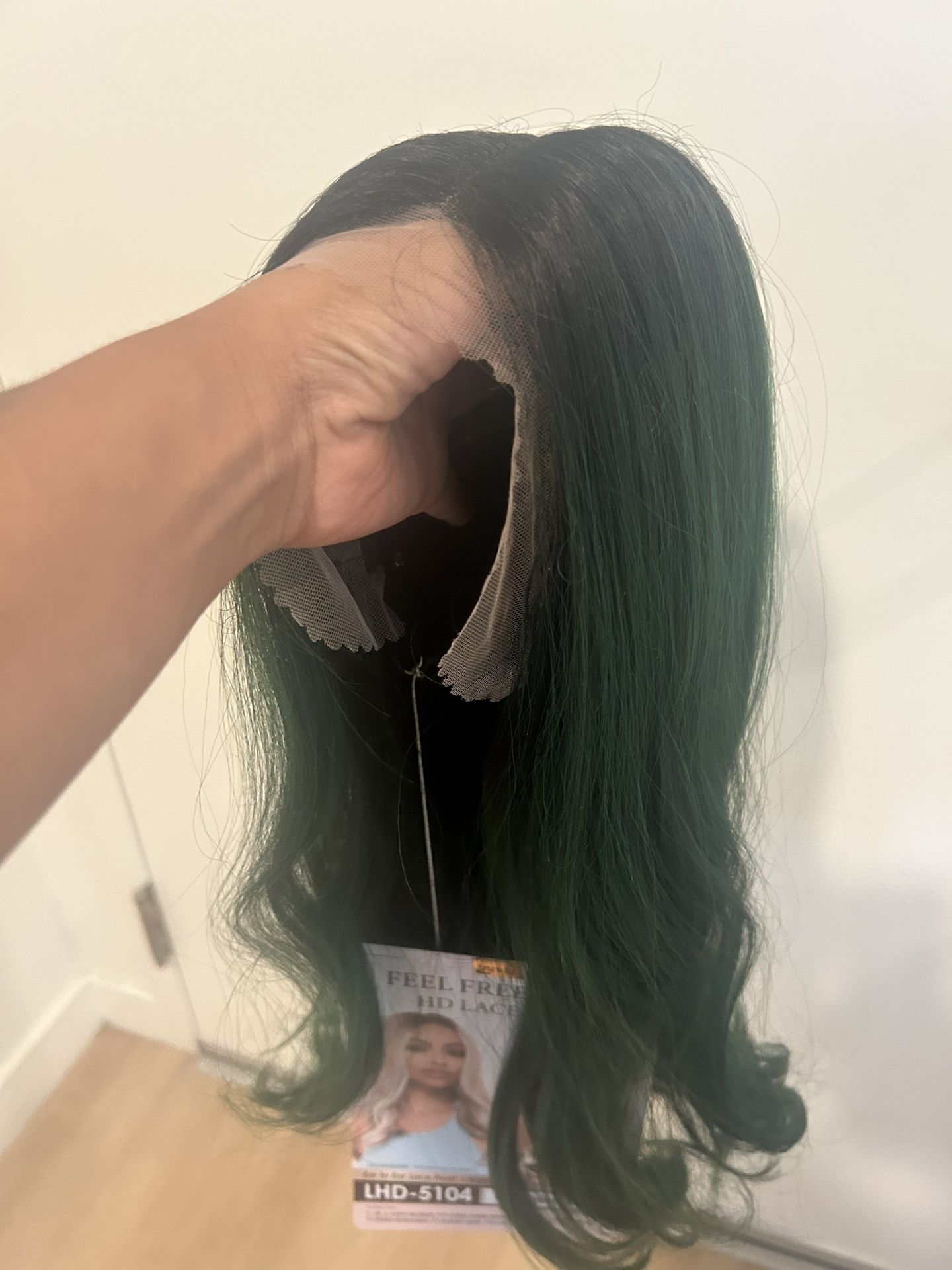 Green Hair Wig 