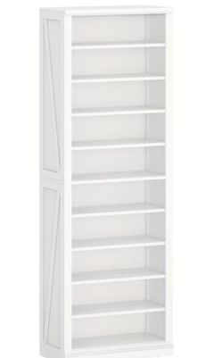 10 shelf bookcase / shoe closet / pantry - new in box