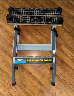 Farmington Forge folding portable workbench