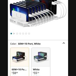 Unitek Multicharging Station, 10-Port USB Charger