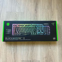 Razer BlackWidow V4 X Mechanical Gaming Keyboard With Razer Chroma RGB - NEW