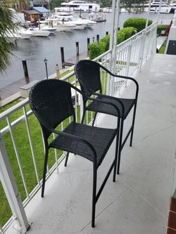 Pelham Bay Wicker Stackable Steel Frame with Woven Seat
High Chair Set