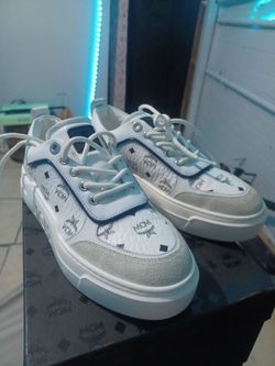 MCM Low-Top Sneakers White Monogram