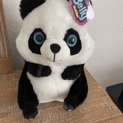 Small Plush Toys – Panda & Cat – Like New