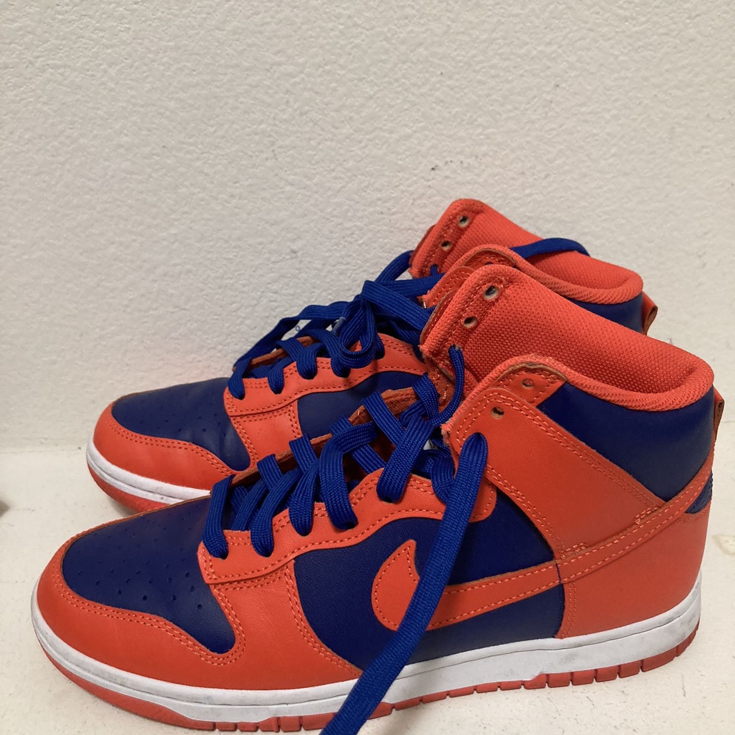 NY Knicks Nike Dunks High NY Knicks Jersey