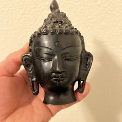 Buddha head bronze, height 5.3/4