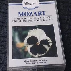 Mozart Cassette Rare Symphony No 29 Alegretto Mainz Chamber Orchestra Good!