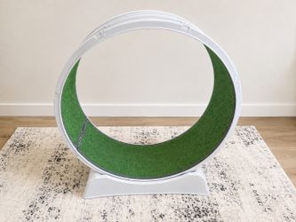 33’’ large carpeted cat exercise wheel