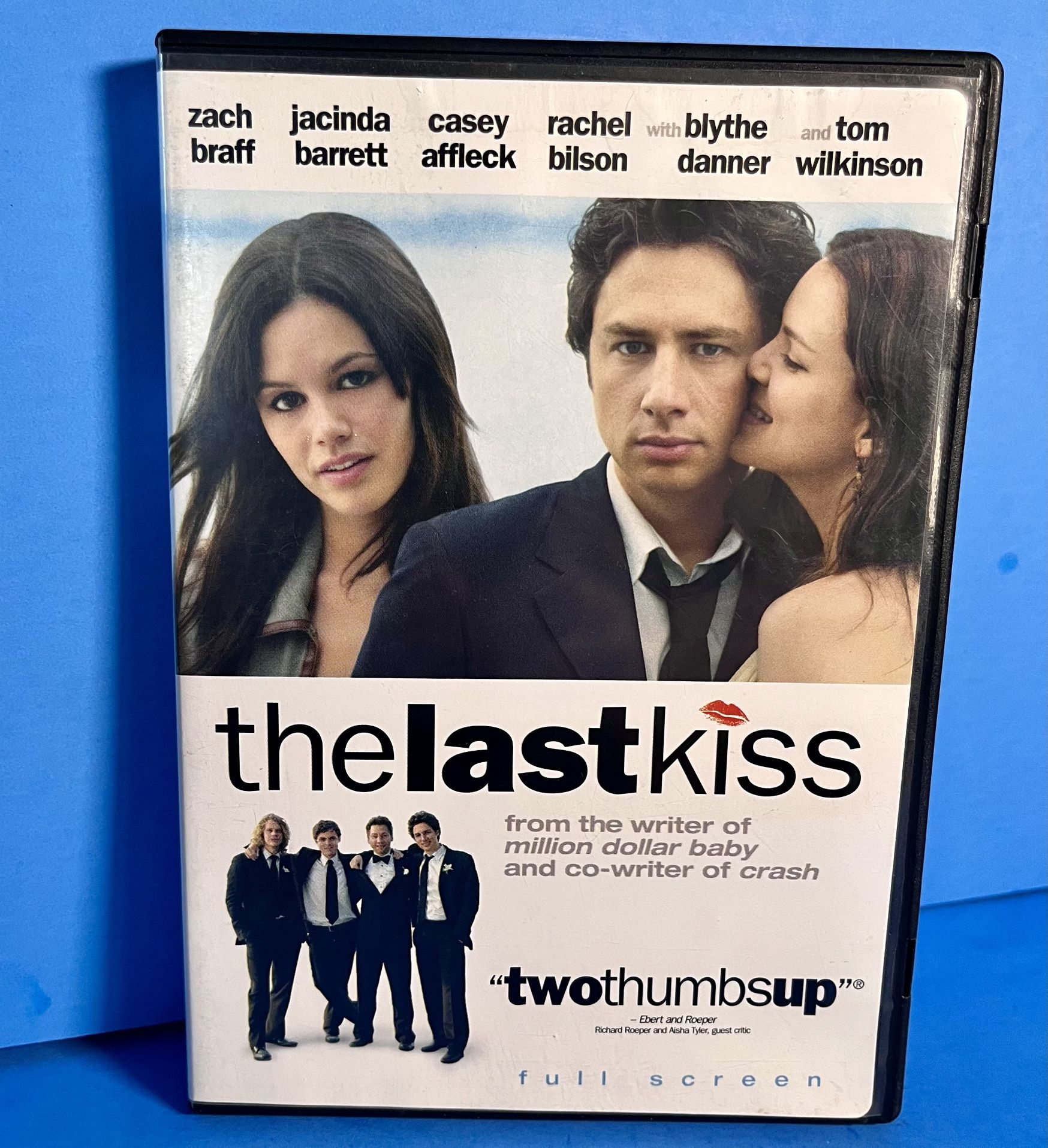 The Last Kiss (DVD, 2006) Zach Braff Rachel Bilson Casey Affleck - Full Screen