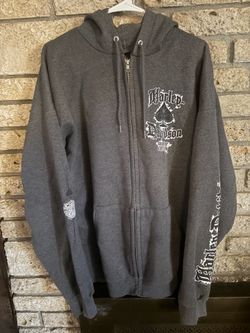 Y2K Harley Davidson zip up hoodie
