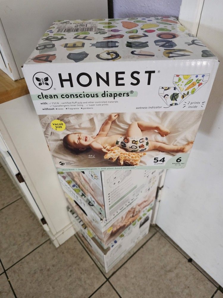 Honest Diapers Size 6