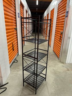 5 TIER STANDING STORAGE SHELVES | MOVING SALE!