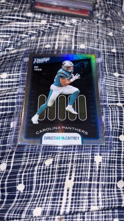 Christian McCaffrey panthers prestige 2021 refractor