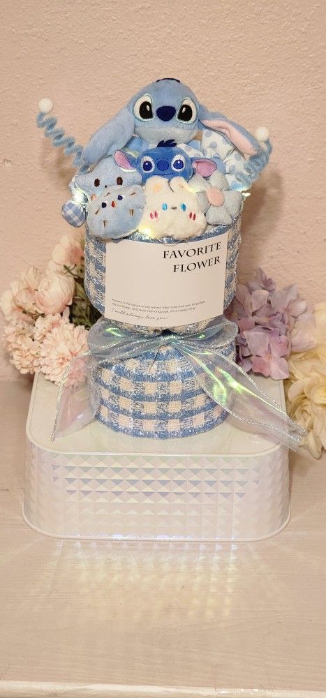 stitch flowers plush bouquet