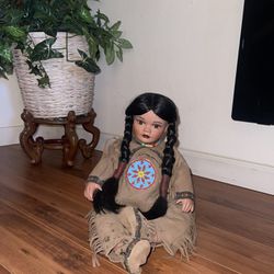 Timeless Antique Indian Doll