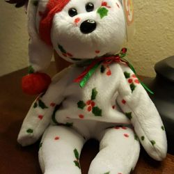 TY BEANIE BABY"1998 HOLIDAY TEDDY! 🐻 