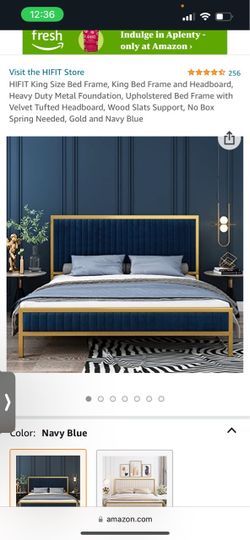 HIFIT King Size Bed Frame with Headboard