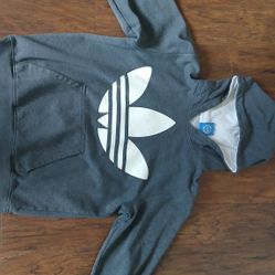 Gray Adidas Hoodie, Size: Medium