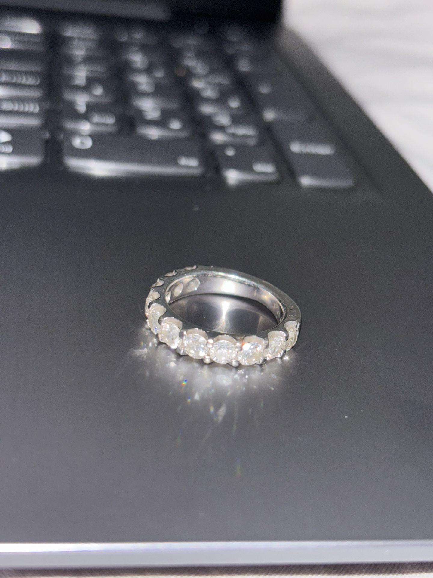 White Gold Diamond Band