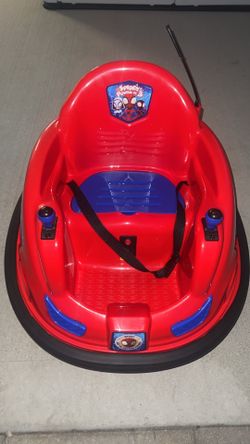 Ride on marvel Spidey  flybar bumper car for kids battery powered