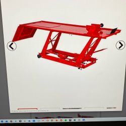 Pittsburgh 1000 lb Steel Motorcycle Lift Brand New