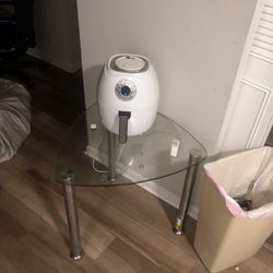 Air Fryer And Or Glass Table 