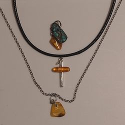 baltic amber necklace set